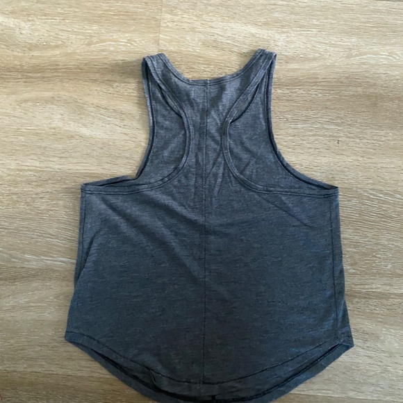 BDG dark grey razor back tank top - Picture 3 of 3